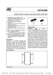 HCF40109M013TR datasheet pdf ST Microelectronics