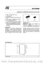 HCF4095BEY datasheet pdf ST Microelectronics