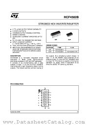 HCF4502BEY datasheet pdf ST Microelectronics