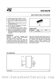 HCF4527BEY datasheet pdf ST Microelectronics