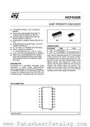 HCF4532BM1 datasheet pdf ST Microelectronics