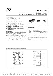 M74HCT367B1R datasheet pdf ST Microelectronics