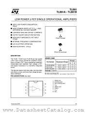 TL061 datasheet pdf ST Microelectronics