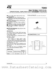 TS902AID datasheet pdf ST Microelectronics