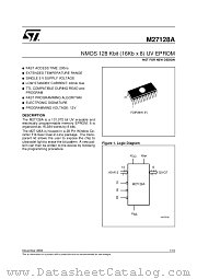 M27128A datasheet pdf ST Microelectronics