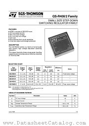GS-R405/2 datasheet pdf ST Microelectronics