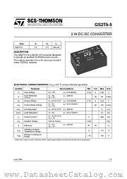 GS2T5-5 datasheet pdf ST Microelectronics