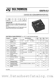 GS3T5-5.2 datasheet pdf ST Microelectronics