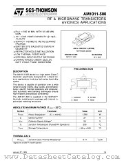 AM1011-500 datasheet pdf ST Microelectronics