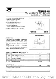AM80912-085 datasheet pdf ST Microelectronics