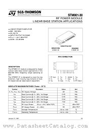 STM901-30 datasheet pdf ST Microelectronics