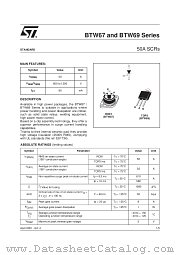 BTW67-800 datasheet pdf ST Microelectronics