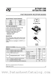 BYT261PIV-1000 datasheet pdf ST Microelectronics