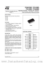 ITA6V5B3 datasheet pdf ST Microelectronics