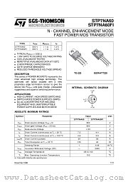 STP7NA60 datasheet pdf ST Microelectronics