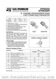 STP8NA50 datasheet pdf ST Microelectronics