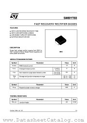 SMBYT03-400 datasheet pdf ST Microelectronics