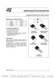 STPS1545CG datasheet pdf ST Microelectronics