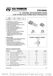 STD15N06L datasheet pdf ST Microelectronics
