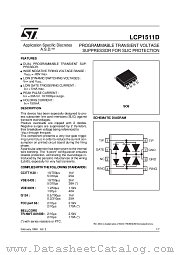 LCP1511D datasheet pdf ST Microelectronics