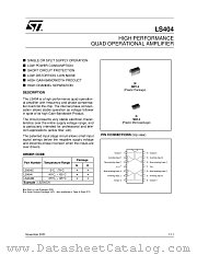 LS404 datasheet pdf ST Microelectronics