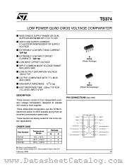 TS374CDT datasheet pdf ST Microelectronics