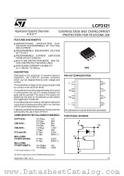 LCP3121 datasheet pdf ST Microelectronics