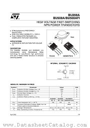 BU508AFI datasheet pdf ST Microelectronics