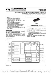 TDA7435D datasheet pdf ST Microelectronics