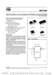 M27V256 datasheet pdf ST Microelectronics