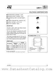 LM311DT datasheet pdf ST Microelectronics