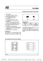74LVQ86M datasheet pdf ST Microelectronics