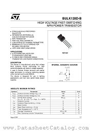 BULK128D-B datasheet pdf ST Microelectronics