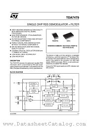 TDA7479D datasheet pdf ST Microelectronics