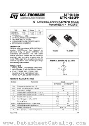STP3NB60 datasheet pdf ST Microelectronics