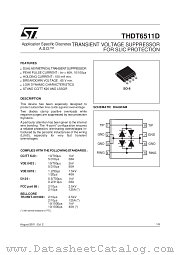 THDT6511D datasheet pdf ST Microelectronics