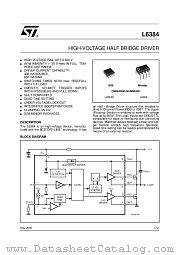 L6384D datasheet pdf ST Microelectronics
