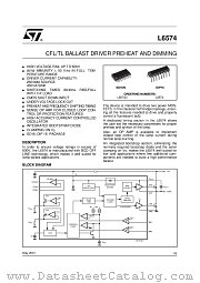 L6574 datasheet pdf ST Microelectronics