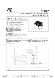 VN460SP13TR datasheet pdf ST Microelectronics