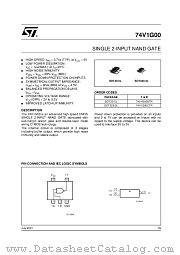 74V1G00CTR datasheet pdf ST Microelectronics