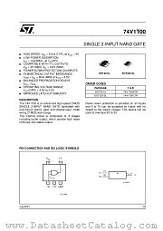 74V1T00CTR datasheet pdf ST Microelectronics