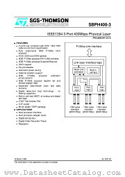 SBPH400-3 datasheet pdf ST Microelectronics