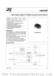 VN02HSP datasheet pdf ST Microelectronics
