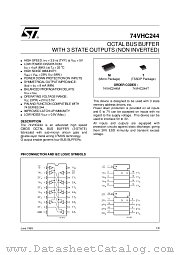 74VHC244MTR datasheet pdf ST Microelectronics