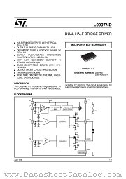 L9997ND datasheet pdf ST Microelectronics