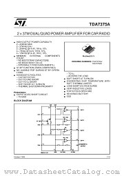 TDA7375AV datasheet pdf ST Microelectronics