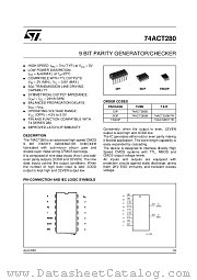 74ACT280B datasheet pdf ST Microelectronics
