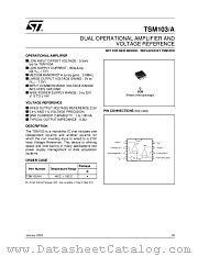 TSM103IDT datasheet pdf ST Microelectronics