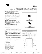 TS834-5 datasheet pdf ST Microelectronics