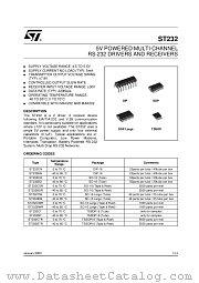 ST232BDR datasheet pdf ST Microelectronics